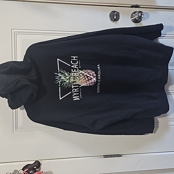 5x myrtle beach zip up black hoodie 5x - Picture 3 of 3